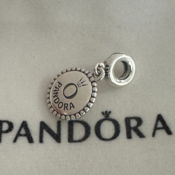 Pandora Mexico Day of the Dead Flowers Purple Background Charm Pendant - Picture 4 of 4